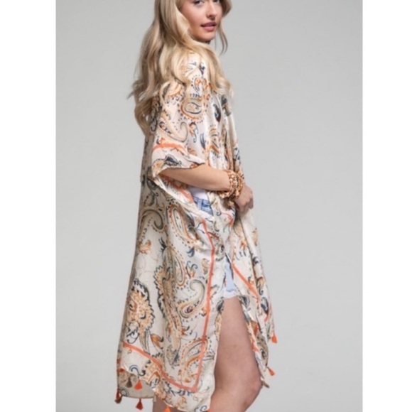 L.I.B New York Kimono One Size New! - Picture 3 of 7